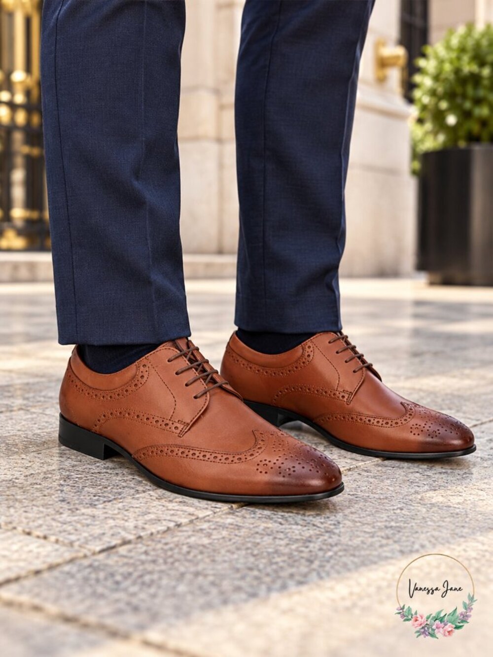 Kenneth Cole Reaction Mens Zeke Wingtip Oxfords Mens Shoes, Size 10.5
